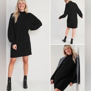 Old Navy Oversize sweater dress - black XL